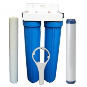 Kit de filtration Big Blue Duo 20 pouces complet