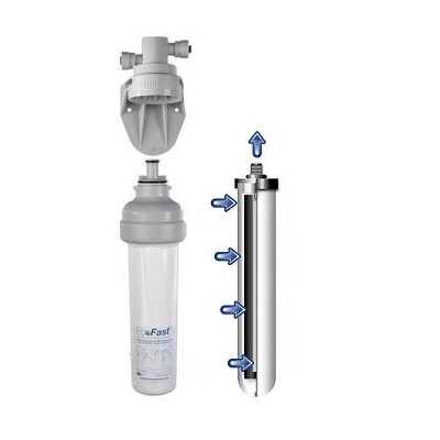 Kit De Raccordement Eau Froide Doulton – Pour Purificateur Sous évier, 1,5 M Tuyau Blanc 3/8”, Té Avec Vanne, Raccords Filetés – Fabriqué En Angleterre, Certifié NSF