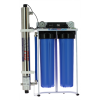 Station Filtrante Aquapro Big Blue Duo 20¨Carbon Bloc + UV 12GPM