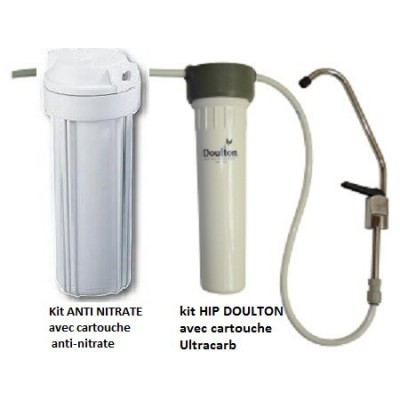 Kit Filtre Doulton HIP Ultracarb + ANTI NITRATE
