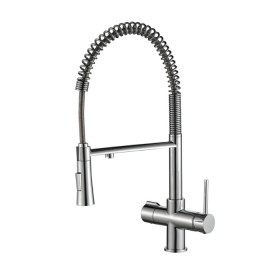 Robinet mitigeur 3 voies douchette Huahine chromé luxe