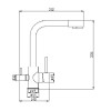 Robinet  3 voies TONGA  acier inox 304 massif