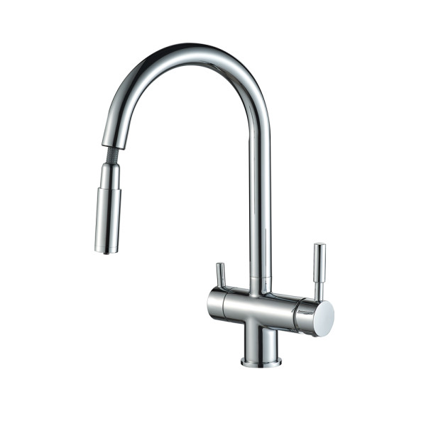 Robinet mitigeur 3 voies douchette  MOTU chromé luxe