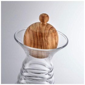 Bouchon en bois d'olivier pour carafe Alladin 1,3 L – Nature's Design